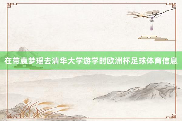 在带袁梦瑶去清华大学游学时欧洲杯足球体育信息
