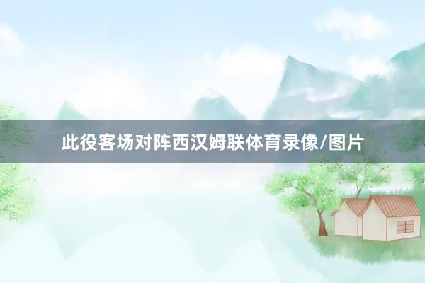 此役客场对阵西汉姆联体育录像/图片