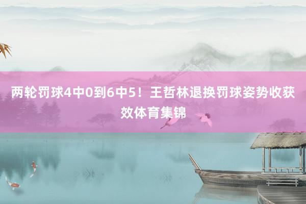 两轮罚球4中0到6中5！王哲林退换罚球姿势收获效体育集锦