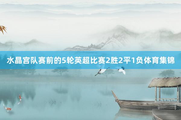 水晶宫队赛前的5轮英超比赛2胜2平1负体育集锦