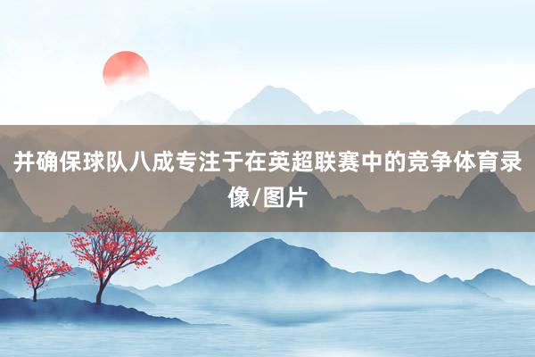 并确保球队八成专注于在英超联赛中的竞争体育录像/图片