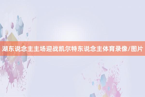 湖东说念主主场迎战凯尔特东说念主体育录像/图片
