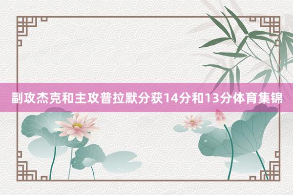 副攻杰克和主攻普拉默分获14分和13分体育集锦