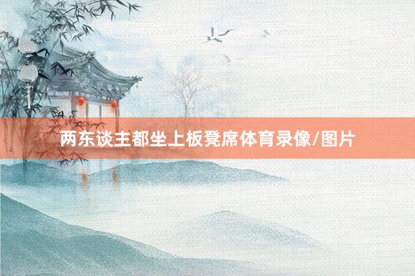 两东谈主都坐上板凳席体育录像/图片