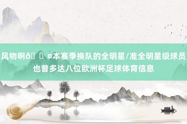 风物啊😤本赛季换队的全明星/准全明星级球员也曾多达八位欧洲杯足球体育信息
