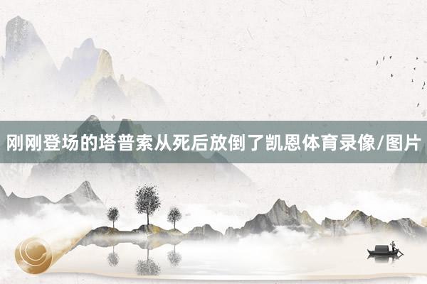 刚刚登场的塔普索从死后放倒了凯恩体育录像/图片
