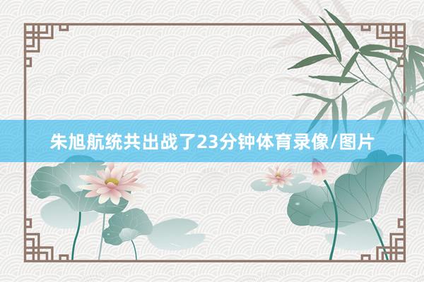 朱旭航统共出战了23分钟体育录像/图片
