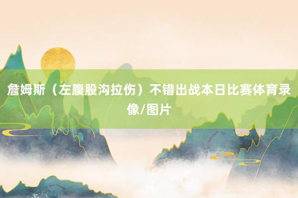 詹姆斯（左腹股沟拉伤）不错出战本日比赛体育录像/图片