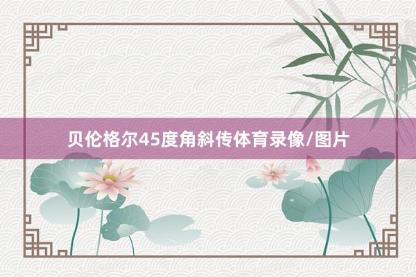 贝伦格尔45度角斜传体育录像/图片
