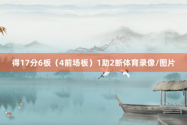 得17分6板（4前场板）1助2断体育录像/图片