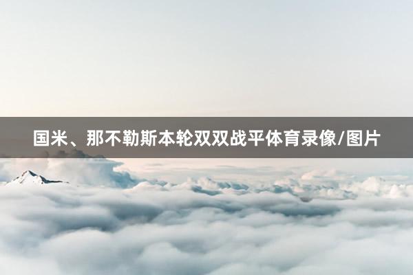 国米、那不勒斯本轮双双战平体育录像/图片