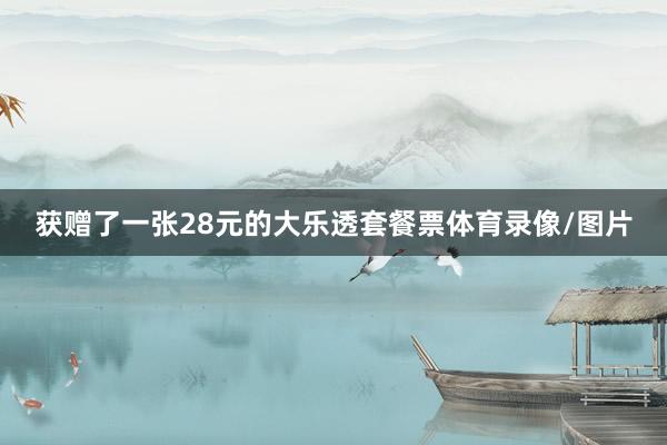 获赠了一张28元的大乐透套餐票体育录像/图片