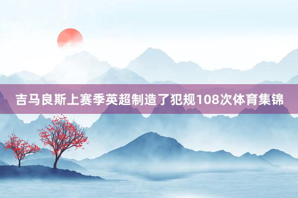 吉马良斯上赛季英超制造了犯规108次体育集锦