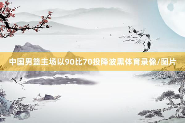 中国男篮主场以90比70投降波黑体育录像/图片