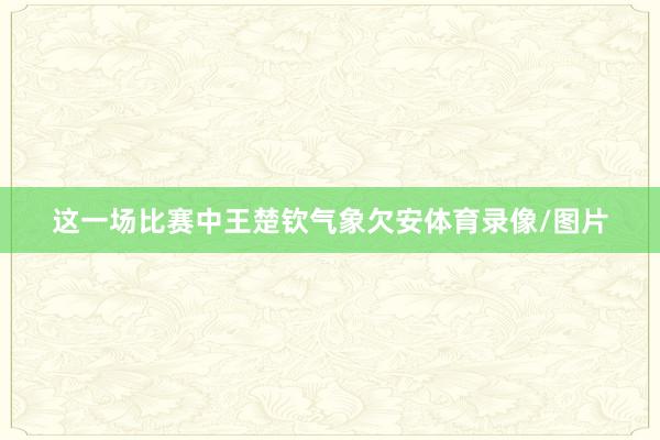 这一场比赛中王楚钦气象欠安体育录像/图片