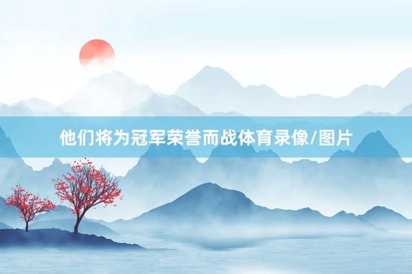 他们将为冠军荣誉而战体育录像/图片