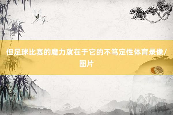 但足球比赛的魔力就在于它的不笃定性体育录像/图片