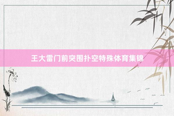 王大雷门前突围扑空特殊体育集锦