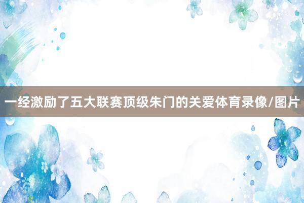 一经激励了五大联赛顶级朱门的关爱体育录像/图片