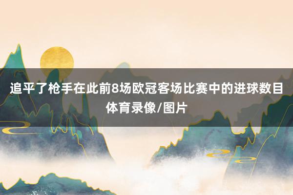 追平了枪手在此前8场欧冠客场比赛中的进球数目体育录像/图片