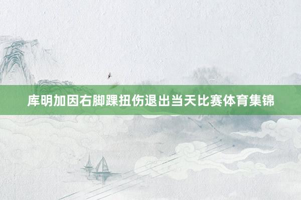 库明加因右脚踝扭伤退出当天比赛体育集锦