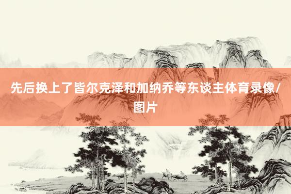 先后换上了皆尔克泽和加纳乔等东谈主体育录像/图片