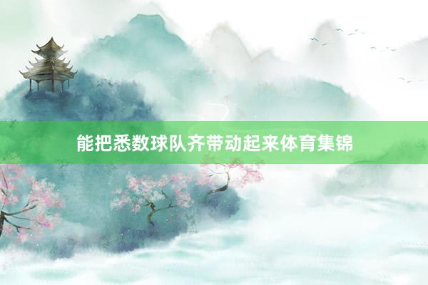 能把悉数球队齐带动起来体育集锦