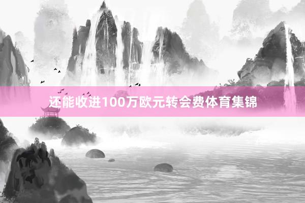 还能收进100万欧元转会费体育集锦